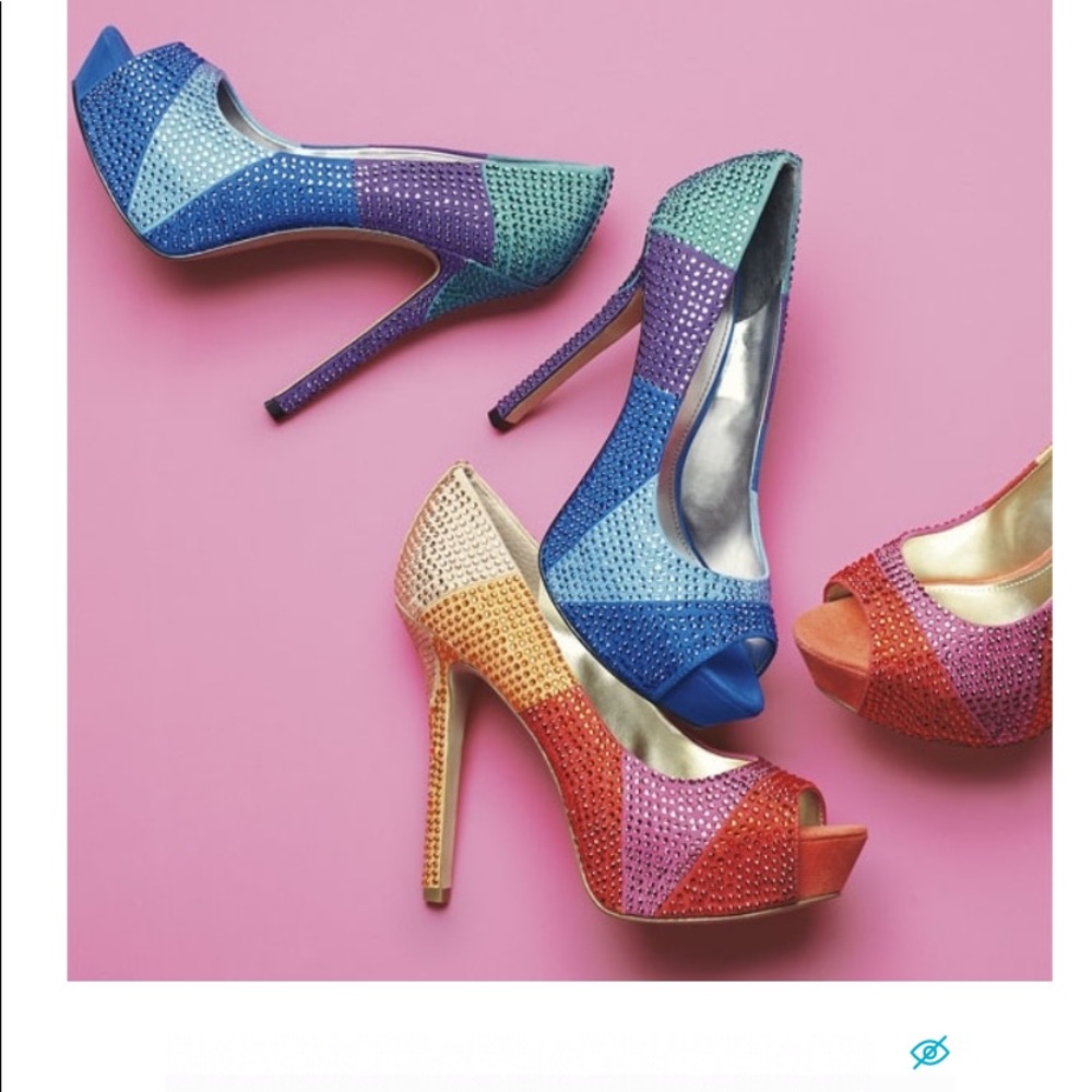 Enzo Angiolini Rhinestone Tonell Pumps - Picture 4 of 6